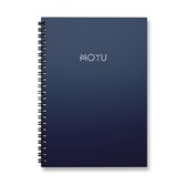 MOYU Ringband A5 - Premium Hardcover - New Navy - Uitwisbaar Notitieboek - Duurzaam Steenpapier