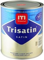 Trimetal Trisatin - Solventgedragen zijdeglanslak perfecte afwerking - RAL 9016 Verkeerswit - 0.50 L