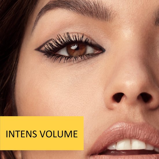 Maybelline New York - Volum' Express Colossal Waterproof Mascara - Glam Black - Volume Mascara Verrijkt met Collageen voor Direct Kolossaal Volume - 10,7 ml