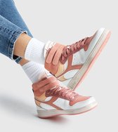 Diadora Magic Basket Mid Icona dames sneakers koraal