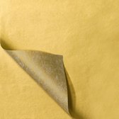 Papier de soie papier à rouler papier d'emballage papier de soie doré - 50x70 cm 17gr - 100 feuilles - Papier de déménagement - bricolage - emballage et protection