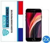 iPhone SE2022 Screenprotector - iPhone SE 2020 Screen Protector - Beschermglas iPhone SE 2022 | SE 2020 - Gehard glas - Screen Protector iPhone SE2020 | SE2020 - Beschermglas - 2 S
