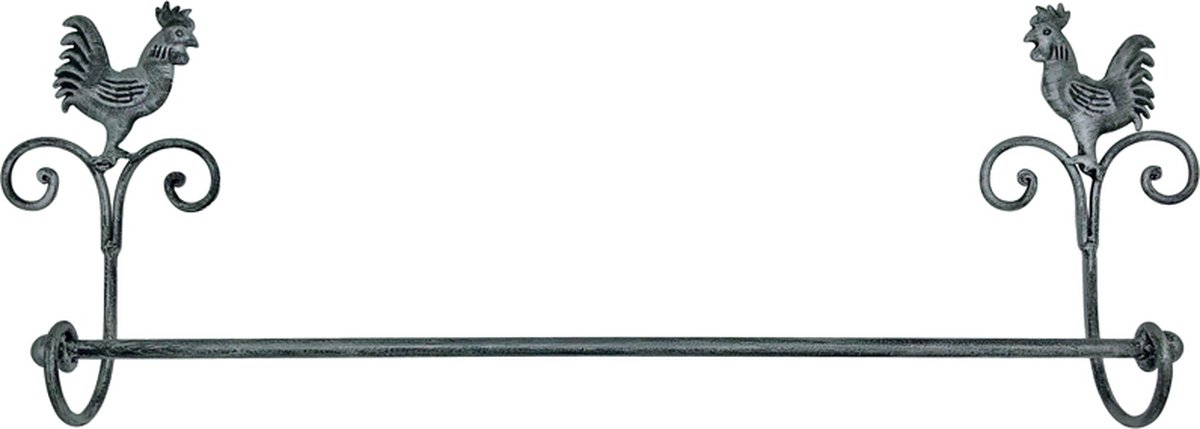 Lavandoux - Rustieke Handdoekrek - Kip - Metaal - 68cm