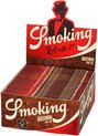 Smoking Brown King Size Vloei (Bruin) - Lange vloei - Rolling Papers – 50 stuks (Per doos)