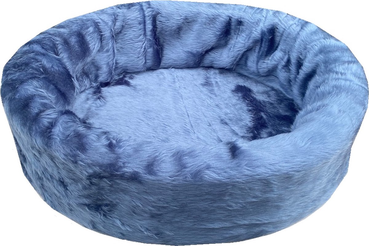 NapZZZ Bontmand Staal Blauw 85x73x22 cm