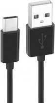 Fontastic 251252 Oplaadkabel - Datakabel USB 2.0 A naar Type-C - 1.2 meter - Zwart