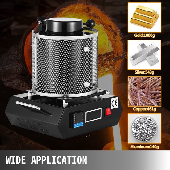 Graphite ingot mallen, gieterij klei, grafiet crucibles, smelten gieten goud zilver metaal,Capacity: Gold200gSilver100g