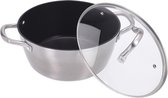 Braadpan 24cm - 3.7 liter-gesmeed aluminium-inductie