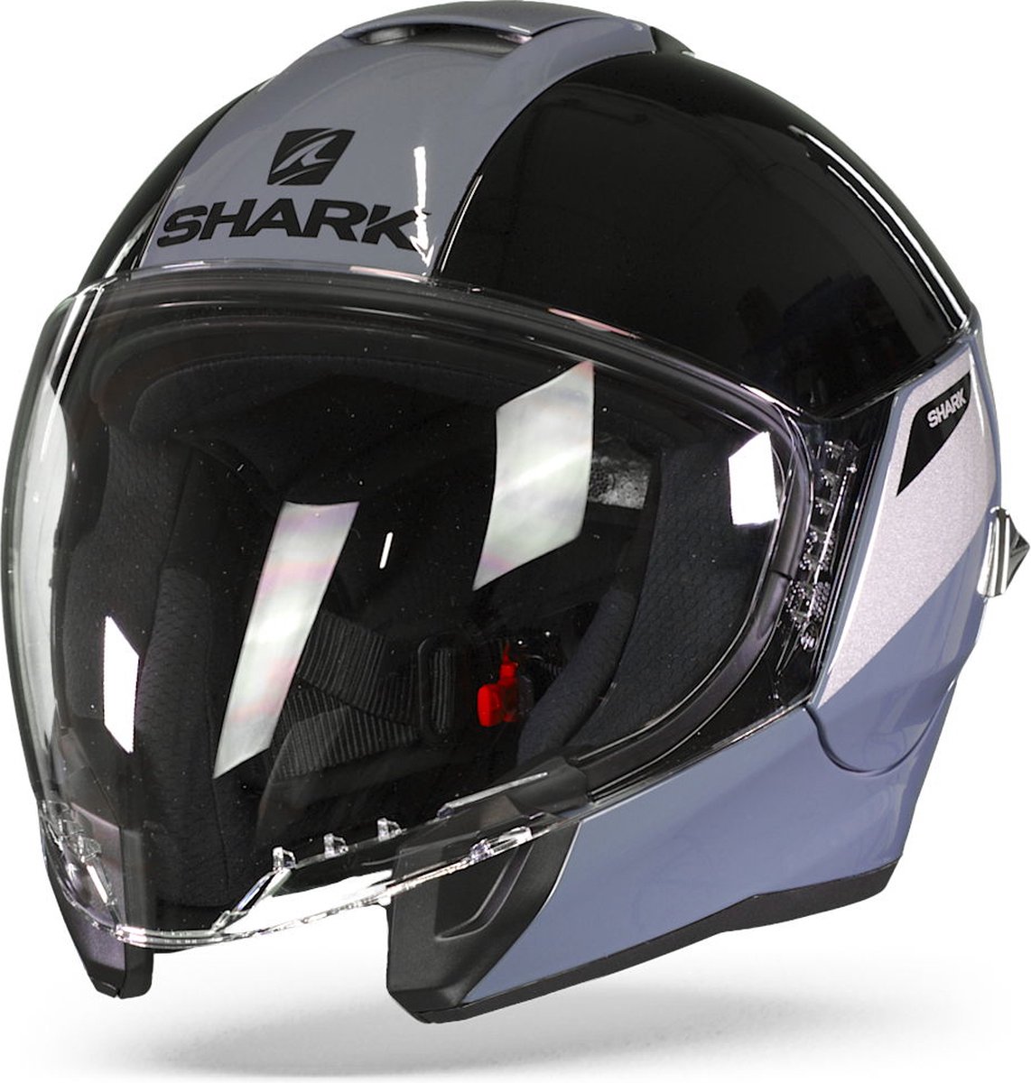 Shark Citycruiser Karonn Zilver Zilver Zwart SSK Jethelm S