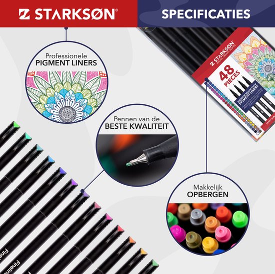 Gekleurde Pennen Fine Point Markers Fine Tip Tekenen Pennen Poreuze Fineliner Pen Voor Kantoor
