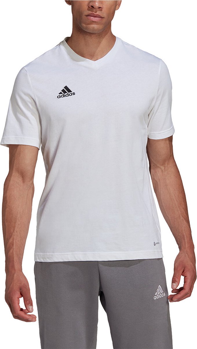 Adidas Entrada 22 T-Shirt Heren - Wit | Maat: 2XL