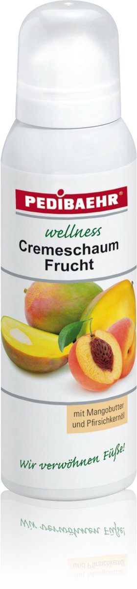 PEDIBAEHR - Crèmeschuim - Mango-Perzik - 10981 - 125 ml - Wellness - Vegan -