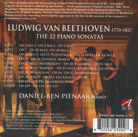 Beethoven The 32 Piano Sonatas