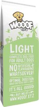 WOOOF Light 18KG - Geperst light hondenvoer - Geperste ligh hondenbrokken - Light droogvoer - 18KG