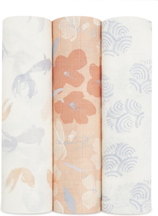 Product: Aden + Anais classic swaddle 3 pack Koi pond, van het merk Aden + Anais