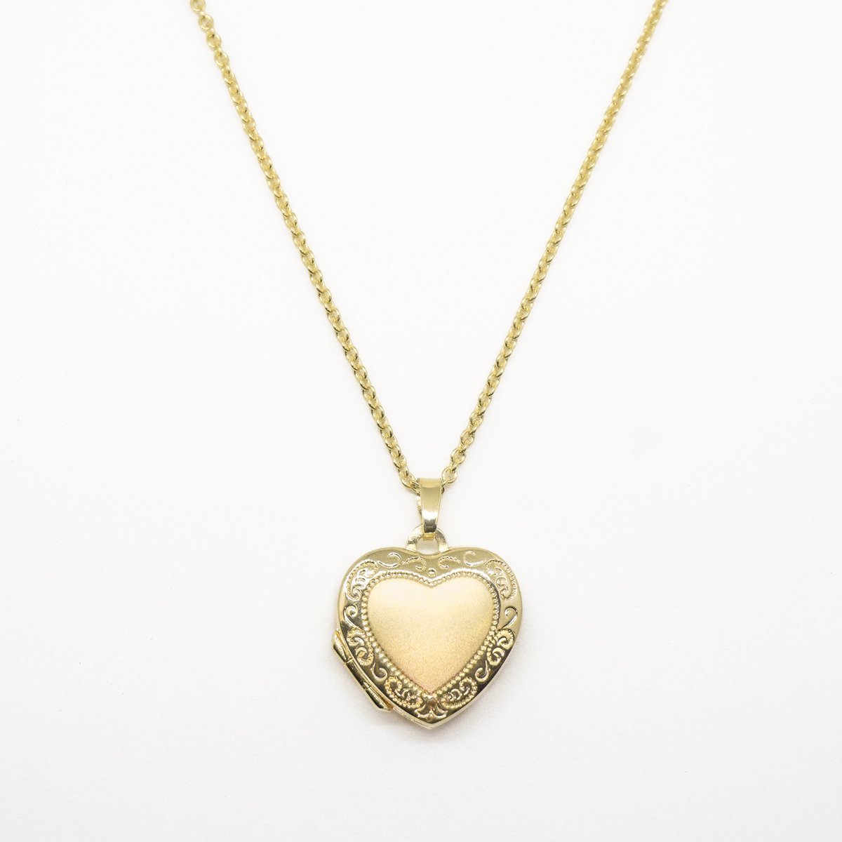 Heart Locket – 18K Goud Verguld 925 Zilver – Medaillon Hart Ketting – Foto Medaillon – Valentijn Cadeautje Vrouwen – Moederdag Cadeau