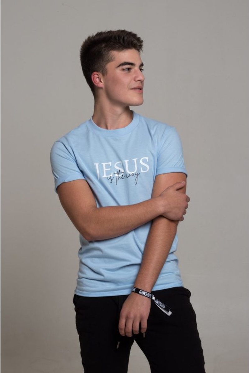 JESUS IS THE WAY unisex christelijk T-shirt