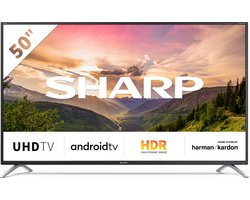 Sharp Aquos 50BL2 - 50inch 4K Ultra-HD Android Smart-TV | bol
