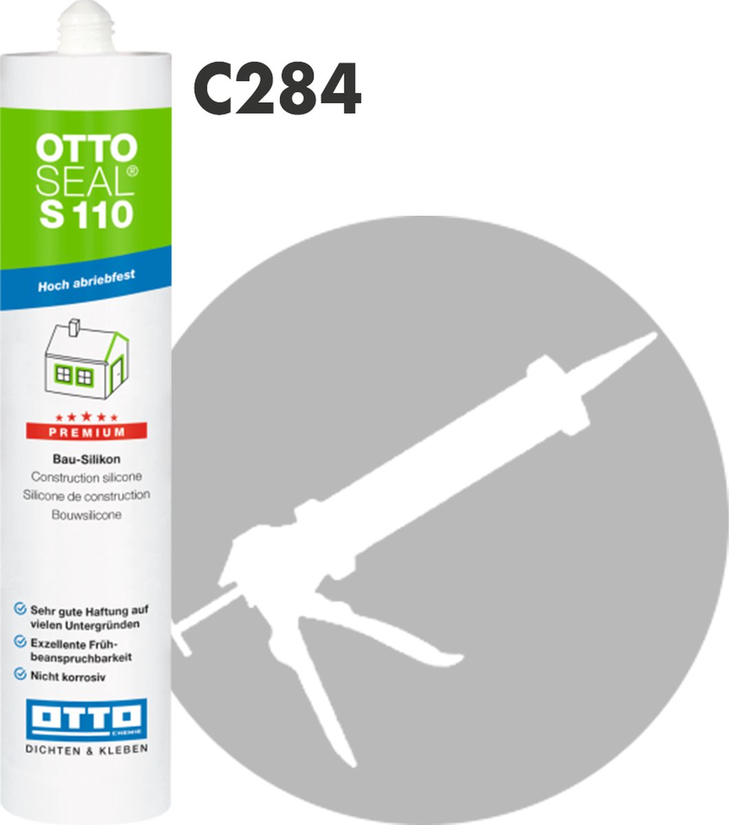 Ottoseal S110, 310ml, Transparentgrau