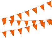 3BMT Oranje Vlaggenlijn - Slinger Vlaggetjes Oranje - 10 Meter - 20 Vlaggetjes