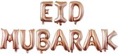 Ballonnen - Eid mubarak - Decoratie - Letters - Rose gold