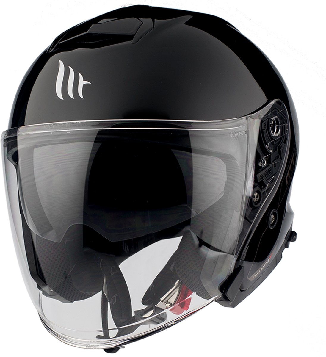 MT Thunder 3 SV Jet helm glans zwart XL