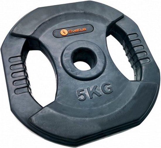 Crossmaxx Olympische Halterschijf - 50 mm - Zwart | LIFEMAXX