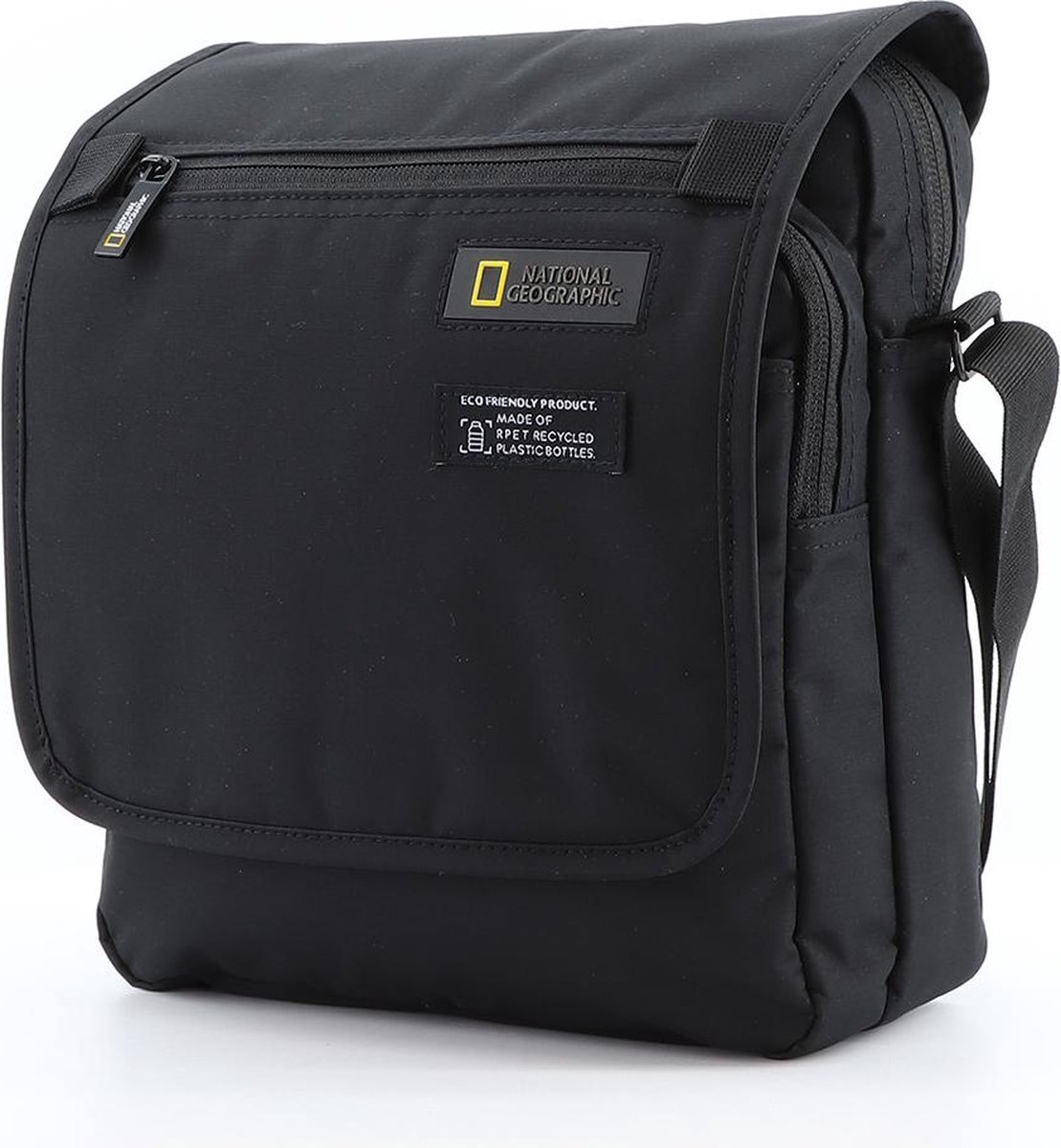 National Geographic Schoudertas / Crossbodytas Heren - Mutation - Vegan - N18385 - Zwart - Zwart
