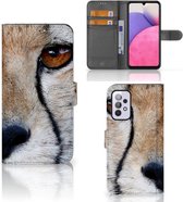Samsung Galaxy A33 5G Telefoonhoesje met Pasjes Cheetah