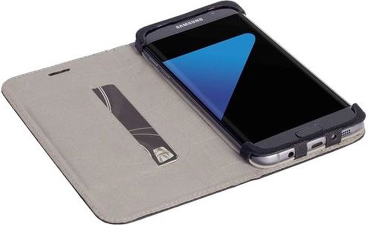 Krusell Malmö Portemonnee Hoesje Samsung Galaxy S7 Edge Zwart