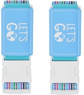 Bagageriem - Kofferlabel - Kofferriem met bagagelabel - 2 stuks