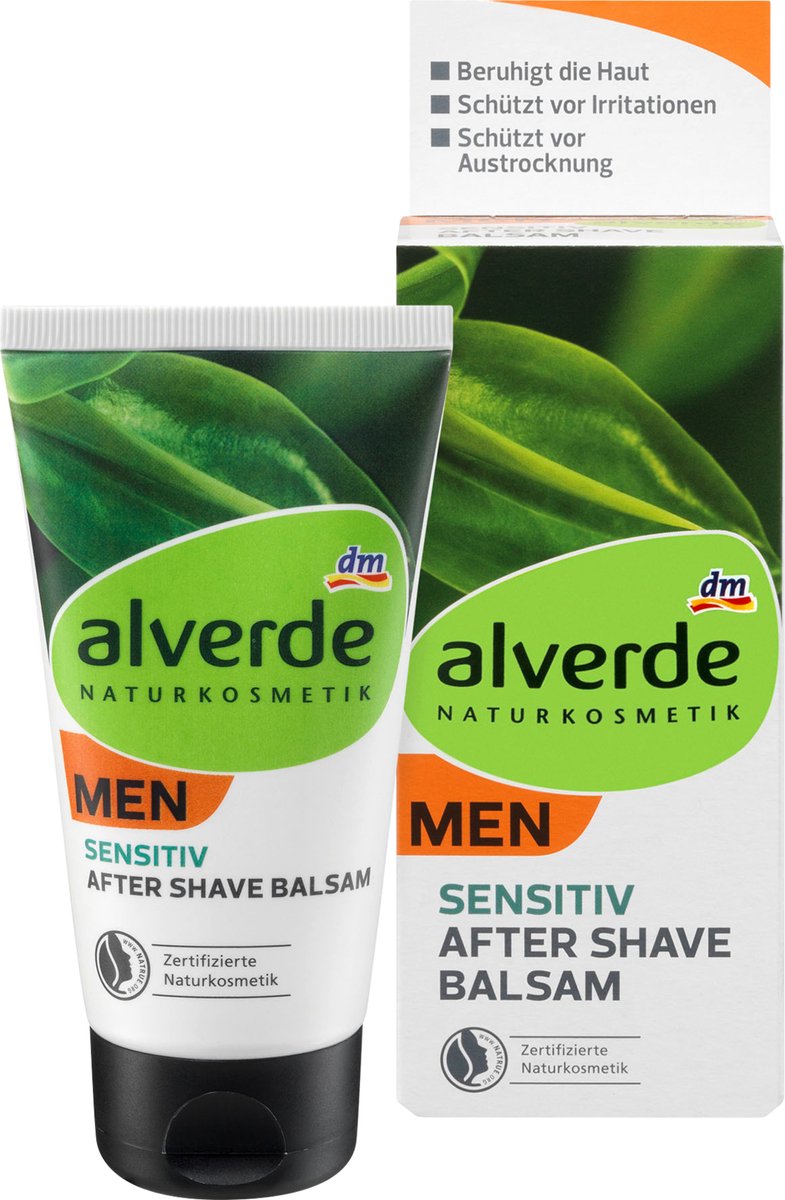 alverde MEN After Shave Balsem Sensitive, 75 ml