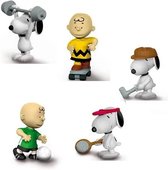 Snoopy/Peanuts - speelset 5 stuks - thema sport - 6 cm - Schleich