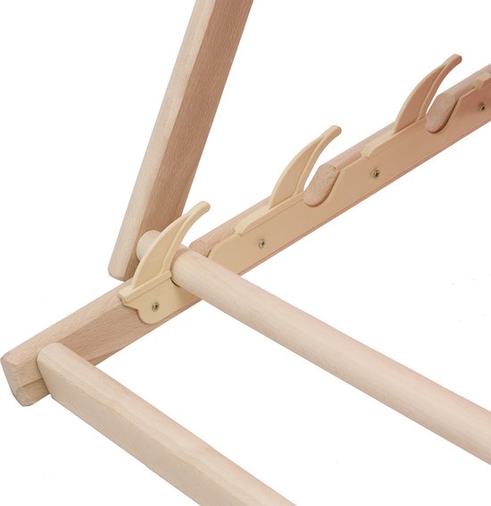 Ligstoel - strandstoel - Comfortabele houten ligstoel in grijs ideaal voor het strand, balkon, terras — afbeelding 2