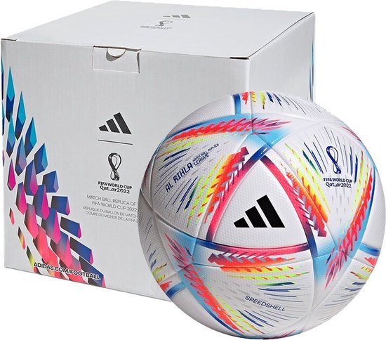 Ballon De Football Officiel Coupe Du Monde 2022 - Adidas Al Rihla Taille 5, Neuf Sous Emballage