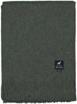 Alpaca plaid - Donker groen / Plaid van alpacawol 200x150cm