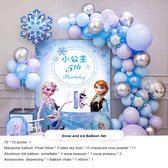 44 delig verjaardagset - Thema: Disney Frozen - Versiering voor feestjes, verjaardag