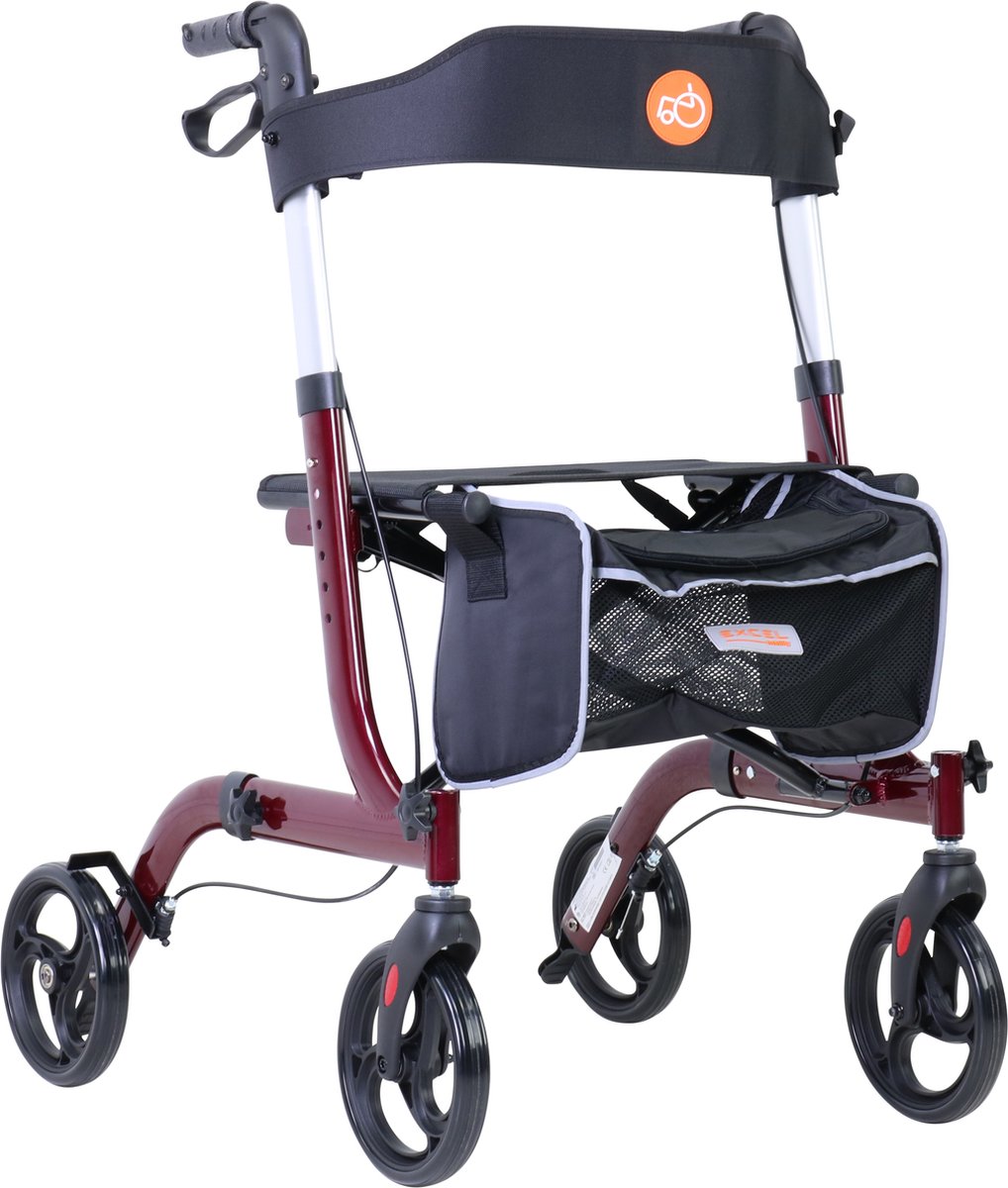 Excel rollator EZ-Lite+ Tuscan Red