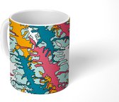 Mok - Koffiemok - Pubers - Mos - Patronen - Abstract - Mokken - 350 ML - Beker - Koffiemokken - Theemok