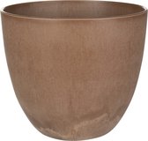 Cache-pot/pot de fleur aspect pierre naturelle Dia 23 cm et Hauteur 20 cm en terre cuite Artstone pour usage intérieur/extérieur