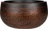 Bowl Mya Shiny Mocha 22x11 cm ronde bruine lage bloempot voor binnen