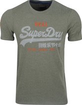 Superdry - Heren T-Shirt -  Classic Vintage - Groen