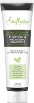 Shea Moisture Green Coconut Activated Charcoal Shampoo 300ml