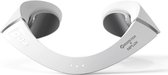 Compact Nek Massage Apparaat - Massage Roller - Rustgevend - Ontspanning - met Warmtefunctie - Oplaadbaar - Wit - Incl. Afstandsbediening