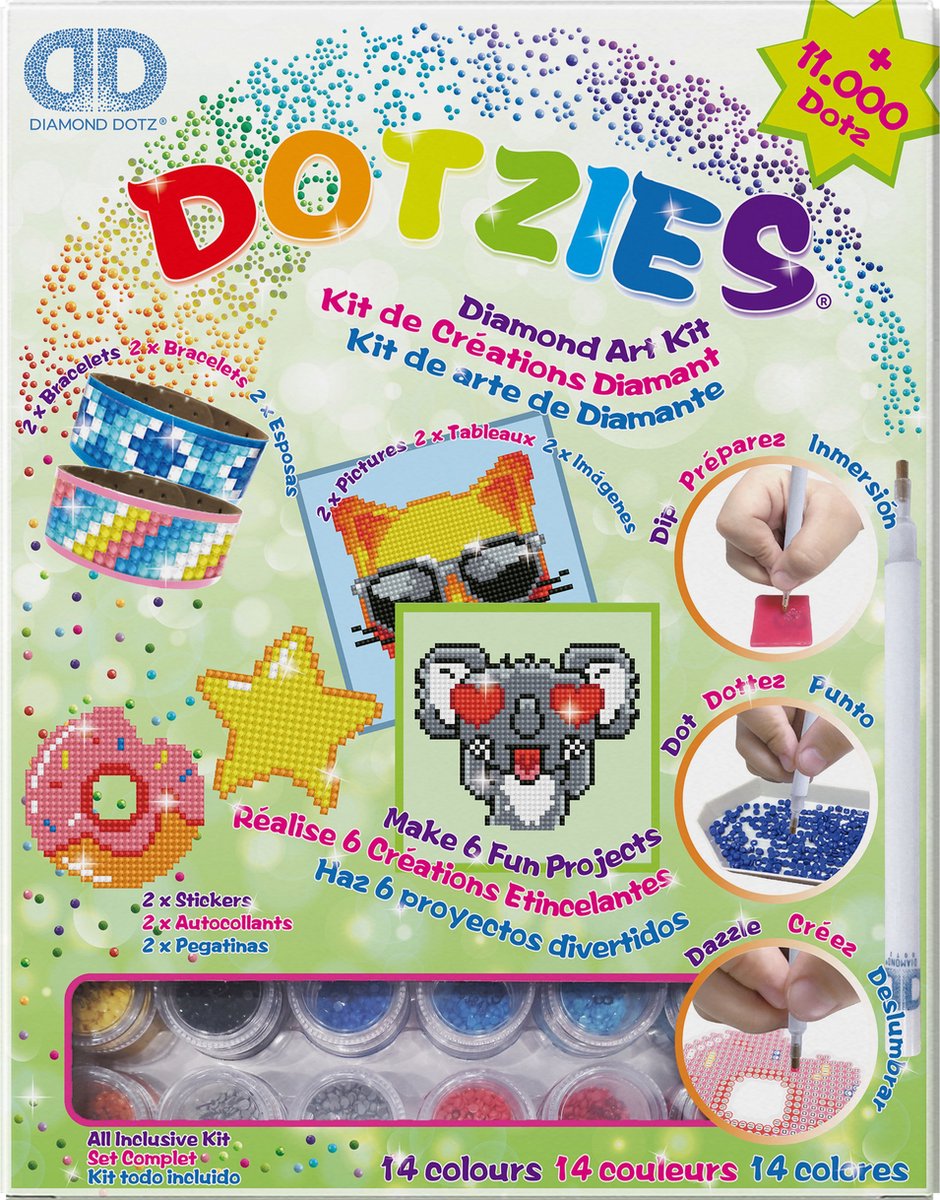 Diamond Painting Kit, Paint by Numbers with Diamonds, Kids Minis
