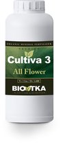 BioTka CULTIVA 3 ALL FLOWER 1 Ltr. - Bloeivoeding - bloei - plantvoeding - biologische plantvoeding - bio supplement - hydro plantvoeding - plantvoeding aarde - kokosvoeding - koko