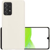 Coque Samsung Galaxy A33 Coque Arrière Coque Siliconen - Wit