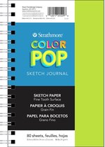 Strathmore - Color Pop Sketch Journal - Groen - 74g/m2 papier - 80 pagina's