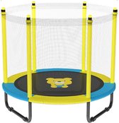 PrettyGoods® Kinder Trampoline - Trampoline met Veiligheidsnet - Mini Trampoline - 150cm Diameter