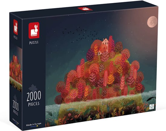 Afbeelding van het spel Janod Kidult Puzzel - De rode herfstkleuren
